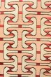 Photo6: O0606X Vintage Japanese Kimono   Off White  FUKURO NAGOYA Obi Geometrical pattern Silk. (Grade C) (6)