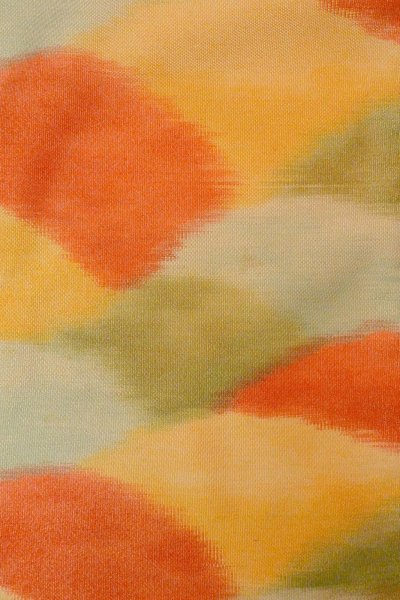 Photo3: O0606Y Vintage Japanese Kimono  Shiny Red  FUKURO NAGOYA Obi Mountain Silk. (Grade B) (3)