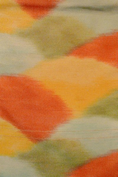 Photo4: O0606Y Vintage Japanese Kimono  Shiny Red  FUKURO NAGOYA Obi Mountain Silk. (Grade B) (4)