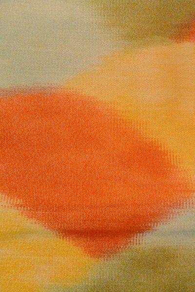 Photo5: O0606Y Vintage Japanese Kimono  Shiny Red  FUKURO NAGOYA Obi Mountain Silk. (Grade B) (5)