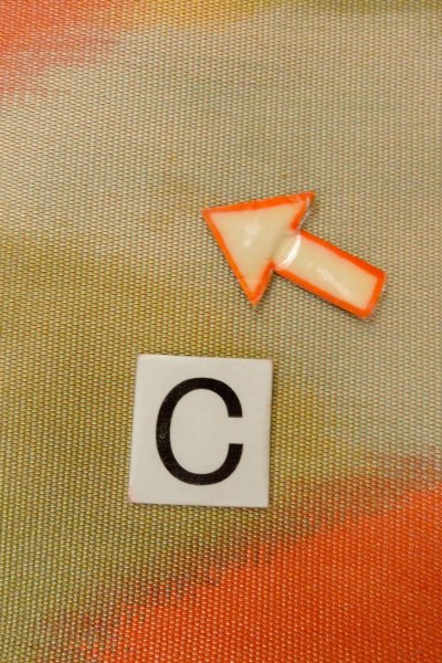 Photo14: O0606Y Vintage Japanese Kimono  Shiny Red  FUKURO NAGOYA Obi Mountain Silk. (Grade B) (14)