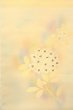 Photo3: O0607A Vintage Japanese Kimono   Ivory  NAGOYA OBI sash Flower Silk. (Grade B) (3)