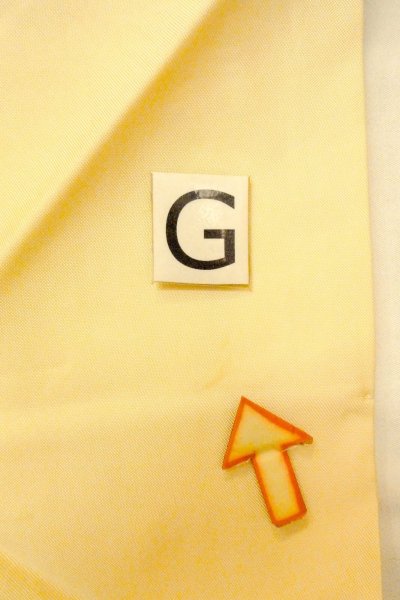 Photo18: O0607A Vintage Japanese Kimono   Ivory  NAGOYA OBI sash Flower Silk. (Grade B) (18)