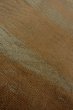 Photo8: O0607B Vintage Japanese Kimono  Dark Brown  FUKURO OBI sash Leaf Linen. (Grade C) (8)