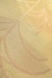 Photo9: O0607C Vintage Japanese Kimono  Shiny Ivory  FUKURO OBI sash  Silk. (Grade B) (9)