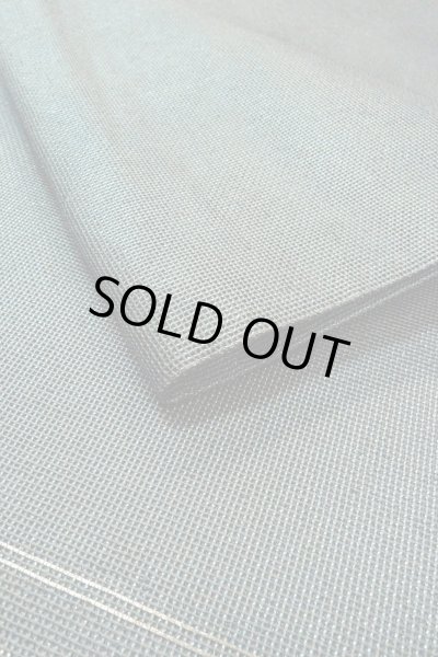 Photo9: Mint O0607D Vintage Japanese Kimono  Shiny Navy Blue  FUKURO OBI sash  Linen. (Grade A) (9)