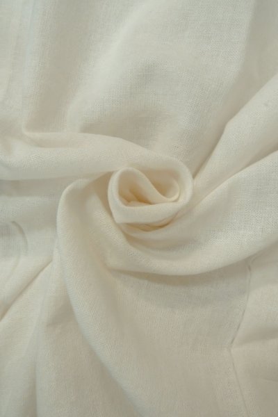 Photo11: O0624A Vintage Japanese kimono   Off White Men's Juban for men / Cotton. MOMIJI maple leaf, Sleeves, attached collar: Synthetic  (Grade B) (11)