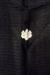 Photo3: Mint O0624C Vintage Japanese kimono   Black MONTSUKI crests for women / Silk.    (Grade A) (3)