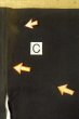 Photo22: O0624E Vintage Japanese kimono   Black TOMESODE formal for women / Silk. Cloud, Discolored all over.  (Grade C) (22)