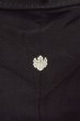 Photo4: O0624G Vintage Japanese kimono   Black TOMESODE formal for women / Silk. Chinese flower,   (Grade D) (4)