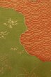 Photo10: O0624I Vintage Japanese kimono   Black TOMESODE formal for women / Silk. UME plum bloom,   (Grade B) (10)