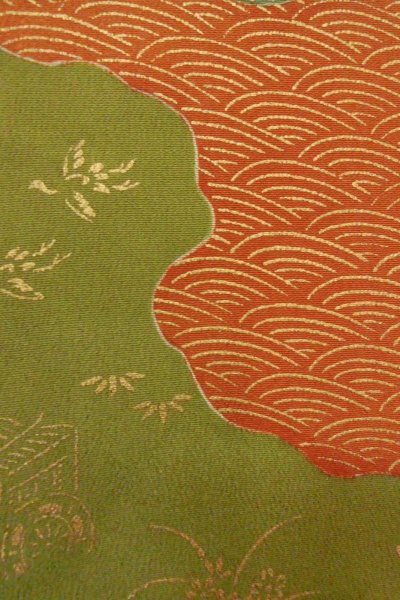 Photo10: O0624I Vintage Japanese kimono   Black TOMESODE formal for women / Silk. UME plum bloom,   (Grade B) (10)