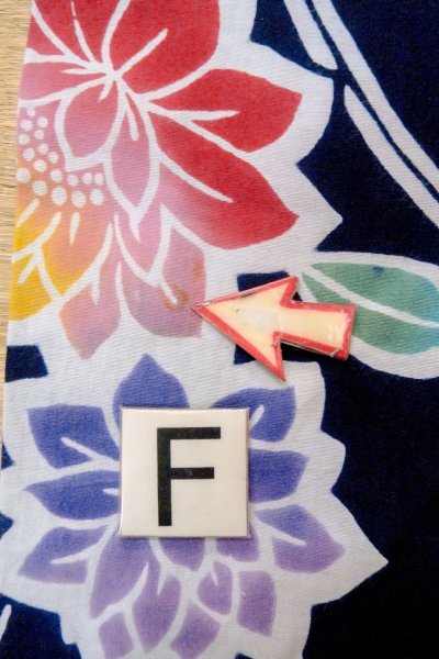 Photo19: O0624R Vintage Japanese kimono    Indigo Blue  Pour Dyed Yukata for women /  Cotton.  Flower,   (Grade D) (19)