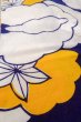 Photo8: O0624S Vintage Japanese kimono    Indigo Blue  YUKATA summer(made in Japan) for women /  Cotton.  MOMIJI maple leaf,   (Grade C) (8)