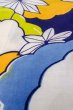 Photo10: O0624S Vintage Japanese kimono    Indigo Blue  YUKATA summer(made in Japan) for women /  Cotton.  MOMIJI maple leaf,   (Grade C) (10)