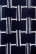 Photo7: O0624T Vintage Japanese kimono    Indigo Blue  YUKATA summer(made in Japan) for women /  Cotton.  Line,   (Grade B) (7)