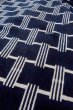 Photo8: O0624T Vintage Japanese kimono    Indigo Blue  YUKATA summer(made in Japan) for women /  Cotton.  Line,   (Grade B) (8)