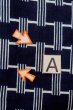 Photo14: O0624T Vintage Japanese kimono    Indigo Blue  YUKATA summer(made in Japan) for women /  Cotton.  Line,   (Grade B) (14)