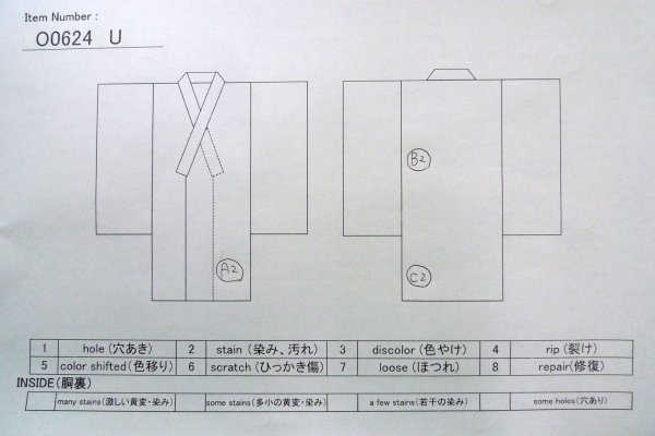 Photo13: O0624U Vintage Japanese kimono  Dark  Indigo Blue  YUKATA summer(made in Japan) for women /  Cotton.  Flower   (Grade B) (13)