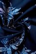 Photo11: O0624V Vintage Japanese kimono  Dark  Indigo Blue  Pour Dyed Yukata for women /  Cotton.  Chrysanthemum   (Grade B) (11)