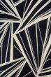 Photo3: O0624W Vintage Japanese kimono  Dark  Indigo Blue  YUKATA summer(made in Japan) for women /  Cotton.  Geometrical pattern   (Grade C) (3)