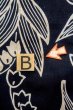 Photo15: O0625B Vintage Japanese kimono  Dark Indigo Blue YUKATA summer(made in Japan) for women / Cotton/hemp  Lily of the valley pattern  (Grade C) (15)