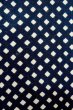 Photo7: O0625C Vintage Japanese kimono  Dark Indigo Blue YUKATA summer(made in Japan) for women / Cotton/hemp Plaid Checks   (Grade C) (7)