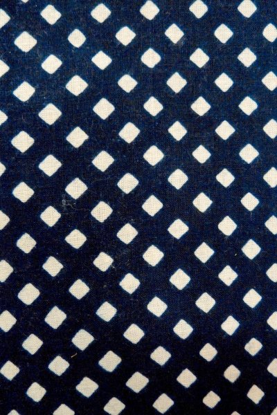 Photo7: O0625C Vintage Japanese kimono  Dark Indigo Blue YUKATA summer(made in Japan) for women / Cotton/hemp Plaid Checks   (Grade C) (7)