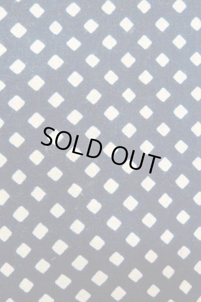 Photo7: O0625C Vintage Japanese kimono  Dark Indigo Blue YUKATA summer(made in Japan) for women / Cotton/hemp Plaid Checks   (Grade C) (7)