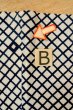 Photo17: O0625C Vintage Japanese kimono  Dark Indigo Blue YUKATA summer(made in Japan) for women / Cotton/hemp Plaid Checks   (Grade C) (17)
