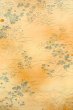 Photo4: O0711A Used Japanese kimono  Pale Orange TSUMUGI pongee for women / Silk. Peony,   (Grade B) (4)