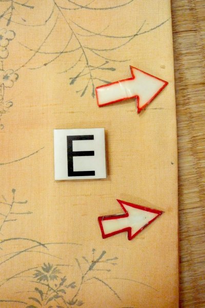 Photo18: O0711A Used Japanese kimono  Pale Orange TSUMUGI pongee for women / Silk. Peony,   (Grade B) (18)