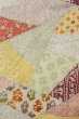 Photo3: Mint O0711E Used Japanese kimono   Multi Color KOMON dyed for women / Silk. Flower,   (Grade A) (3)
