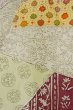 Photo7: Mint O0711E Used Japanese kimono   Multi Color KOMON dyed for women / Silk. Flower,   (Grade A) (7)