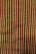 Photo5: O0711G Used Japanese kimono   Multi Color TSUMUGI pongee for women / Silk. Stripes   (Grade B) (5)