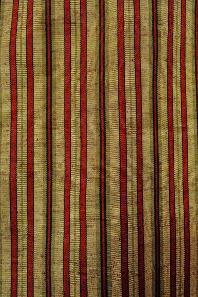 Photo6: O0711G Used Japanese kimono   Multi Color TSUMUGI pongee for women / Silk. Stripes   (Grade B) (6)