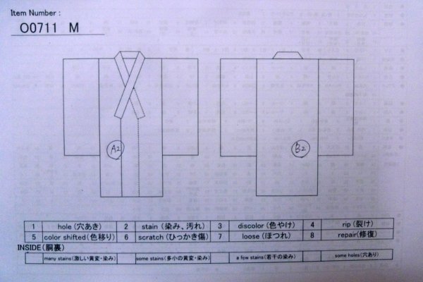 Photo13: O0711M Used Japanese kimono   Black TSUMUGI pongee for women / Silk. Flower,   (Grade B) (13)