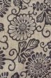 Photo6: O0711N Used Japanese kimono   Gray TSUMUGI pongee for women / Silk. Chinese flower,   (Grade B) (6)