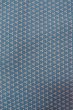 Photo5: O0711O Vintage Japanese kimono  Grayish Light Blue KOMON dyed for women / Silk. Geometrical pattern   (Grade B) (5)