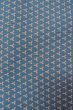 Photo6: O0711O Vintage Japanese kimono  Grayish Light Blue KOMON dyed for women / Silk. Geometrical pattern   (Grade B) (6)
