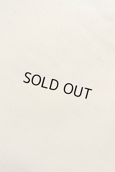 Photo10: O0711P Vintage Japanese kimono   Off White TSUMUGI pongee for women / Silk. Butterfly   (Grade C) (10)