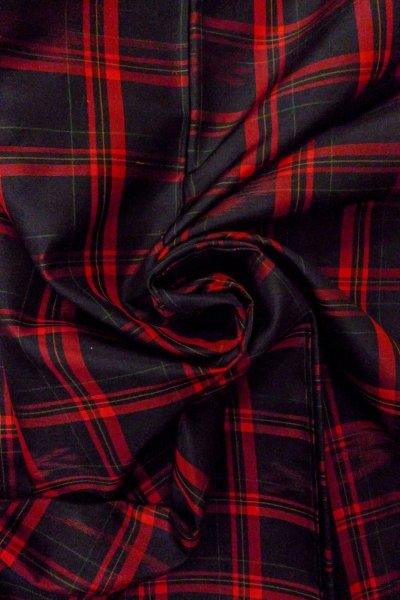 Photo11: O0711V Vintage Japanese kimono   Black OSHIMA-TSUMUGI for women / Silk. Plaid Checks,   (Grade A) (11)