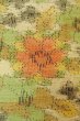 Photo6: O0711Y Used Japanese kimono  Pale Off White TOKAMACHI-TSUMUGI for women / Silk. Flower   (Grade A) (6)