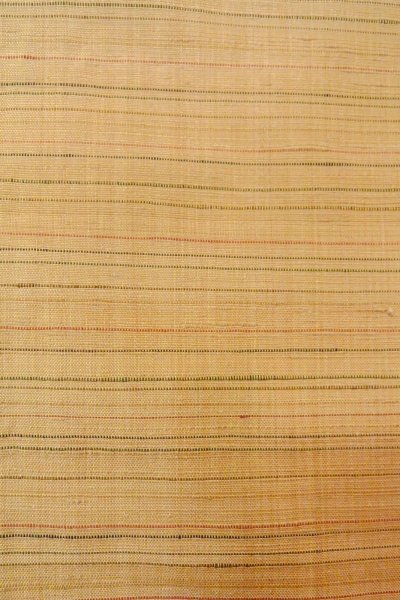 Photo7: O0712A Vintage Japanese kimono   Beige TSUMUGI pongee for women / Silk. Line More damages.  (Grade D) (7)