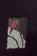 Photo4: Mint O0718C Vintage Japanese kimono   Black ORI woven for women / Silk. Square piece of fancy paper ,   (Grade A) (4)