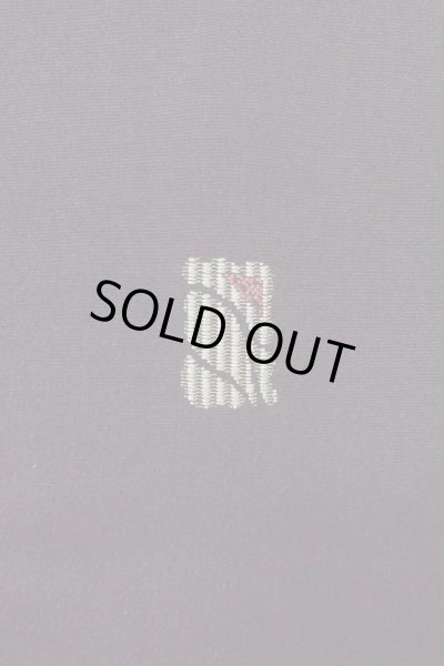 Photo5: Mint O0718C Vintage Japanese kimono   Black ORI woven for women / Silk. Square piece of fancy paper ,   (Grade A) (5)