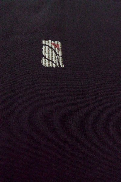 Photo8: Mint O0718C Vintage Japanese kimono   Black ORI woven for women / Silk. Square piece of fancy paper ,   (Grade A) (8)