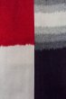 Photo6: O0718E Vintage Japanese kimono   Multi Color ORI woven for women / Silk. Plaid Checks   (Grade C) (6)