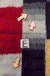 Photo18: O0718E Vintage Japanese kimono   Multi Color ORI woven for women / Silk. Plaid Checks   (Grade C) (18)
