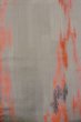 Photo4: O0718G Vintage Japanese kimono   Gray ORI woven for women / Silk. Gradation,   (Grade C) (4)
